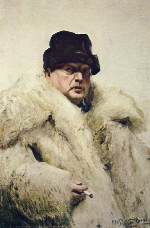 jag i varskinnspalsen, Anders Zorn